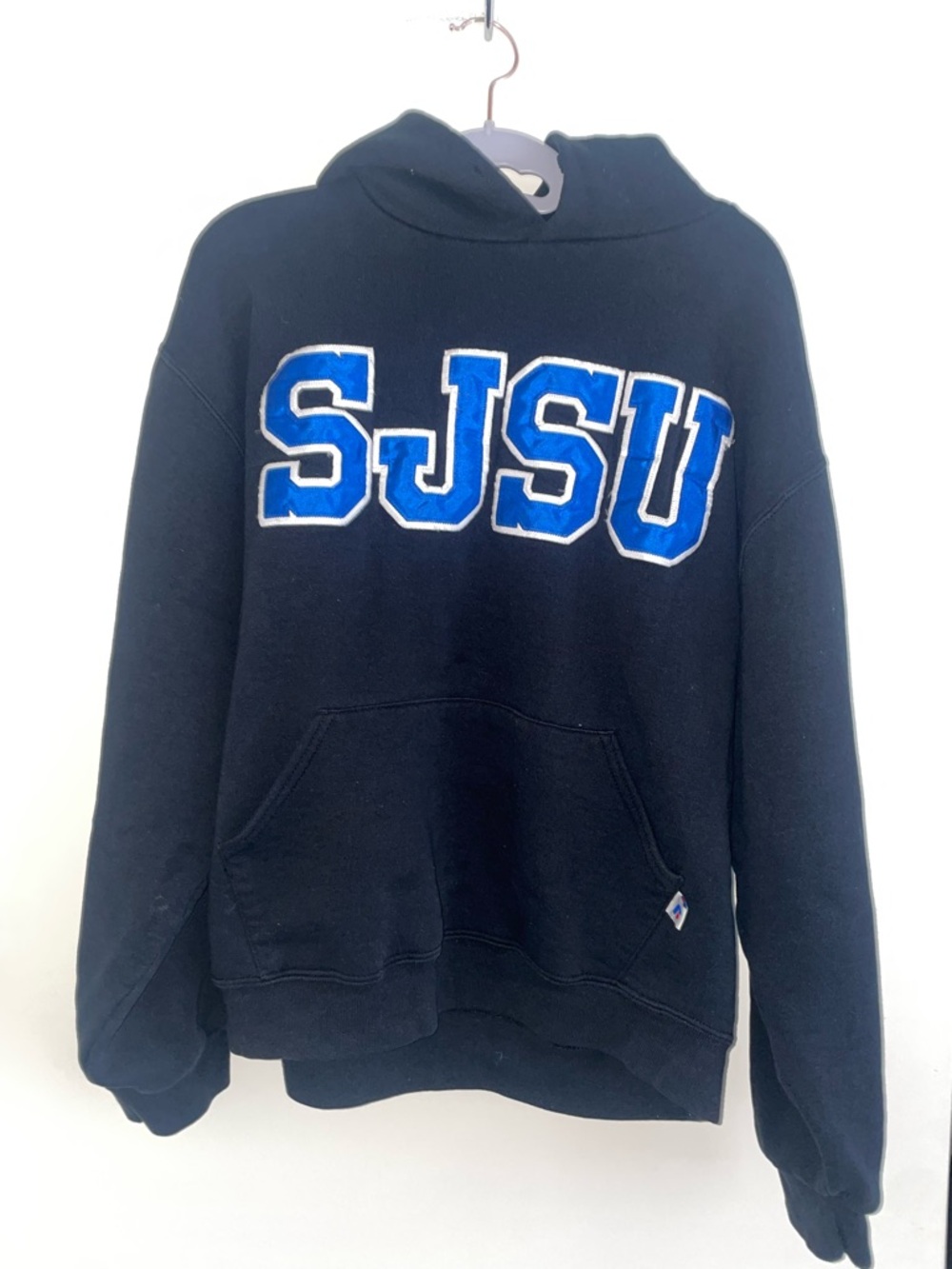 SJSU Russell black Hooded Sweatshirt / pullover